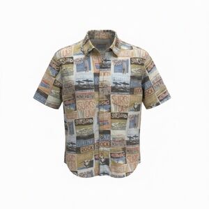 Kahala Surf Graphic Aloha Shirt – Men’s Large